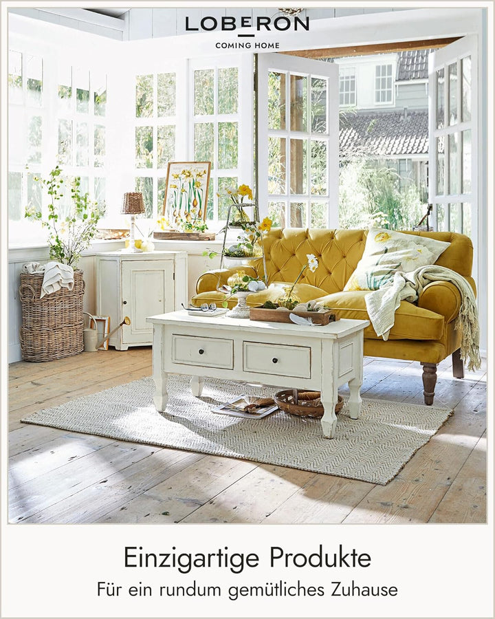 LOBERON Menage Julius - Gewürz Organizer mit 3 Dosen & Löffeln - Tischdekoration aus Edelstahl & Mes