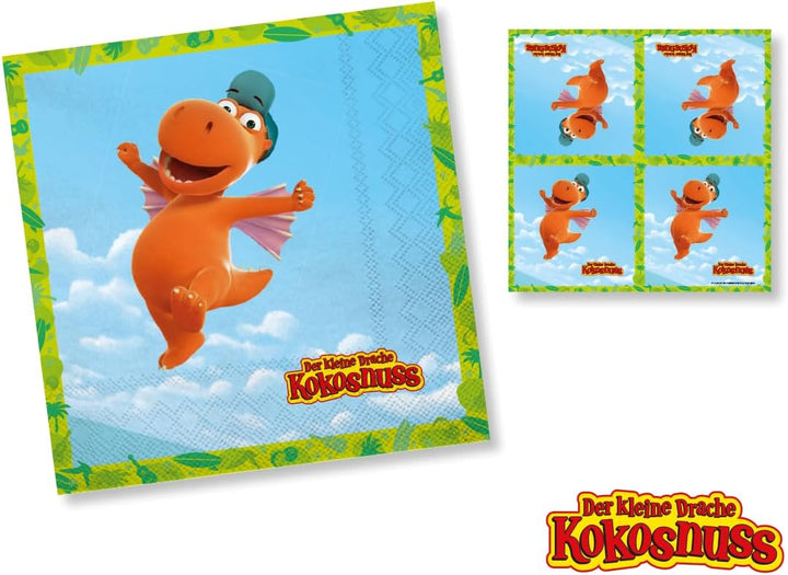 Drache Kokosnuss Partyset mit Mitgebsel // * DRACHE KOKOSNUSS * Dekoration