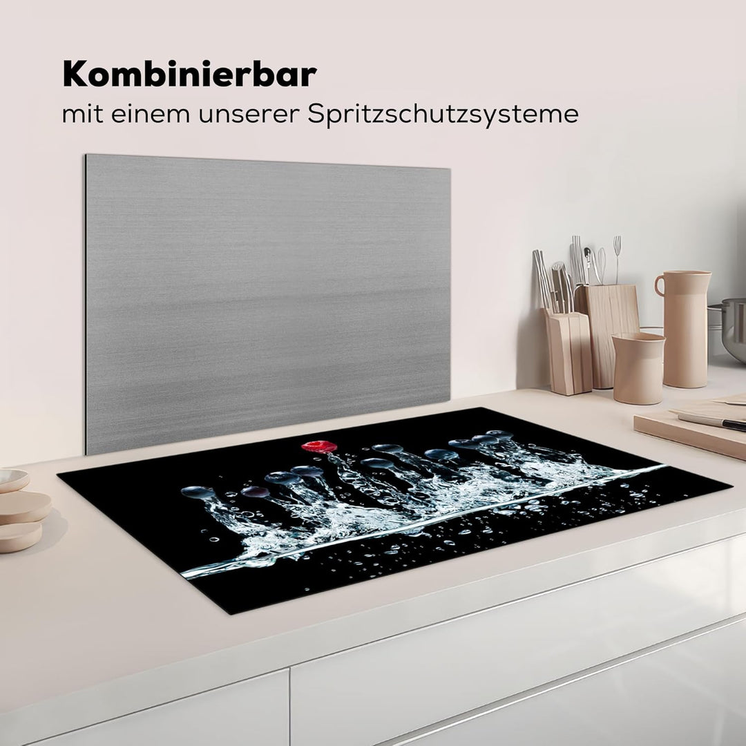 Herdabdeckplatte Einteilig Induktionsmatte Küche Abdeckung Ceranfeld Herd Abdeckplatte Deko Vinyl Ma
