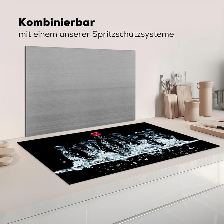 Herdabdeckplatte Einteilig Induktionsmatte Küche Abdeckung Ceranfeld Herd Abdeckplatte Deko Vinyl Ma