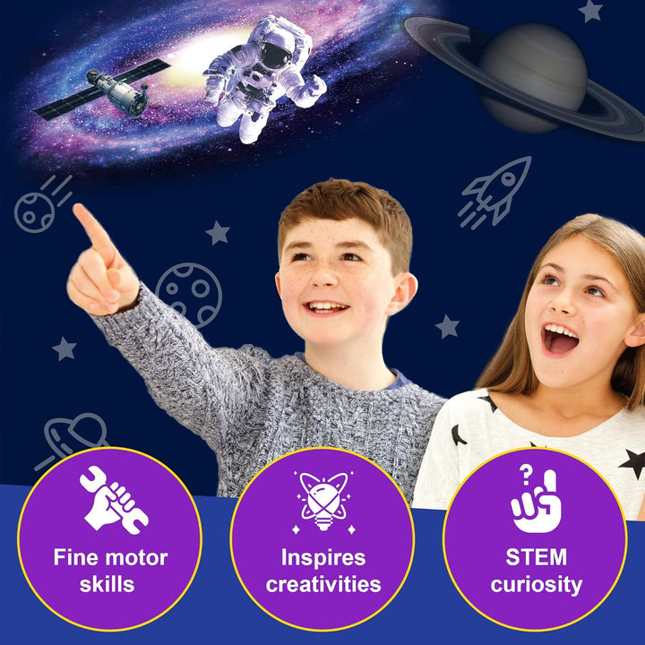 4M STEAM Powered Kids Space Exploration - Experimentierkasten Kinder ab 8 Jahre, Mint Lernspielzeug