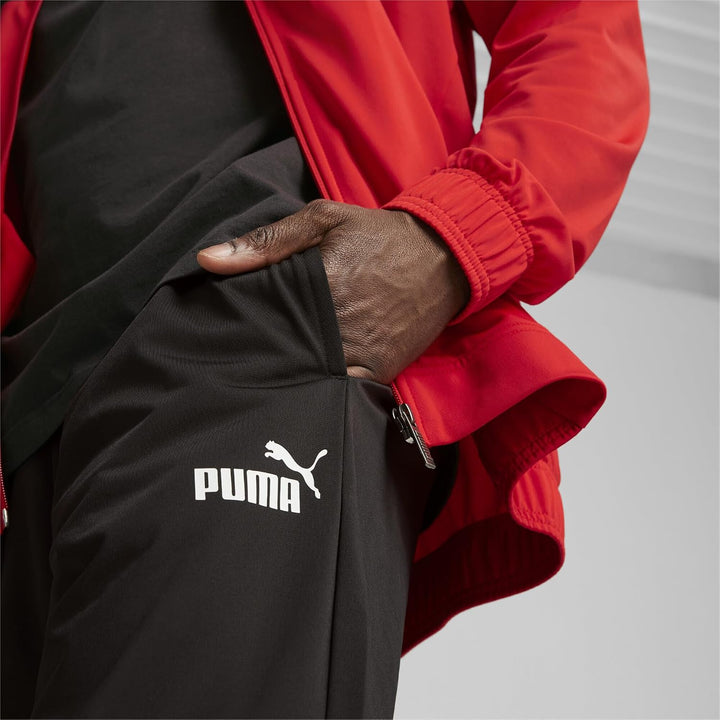 PUMA Herren Poly Suit Cl Trainingsanzug S For All Time Red, S For All Time Red