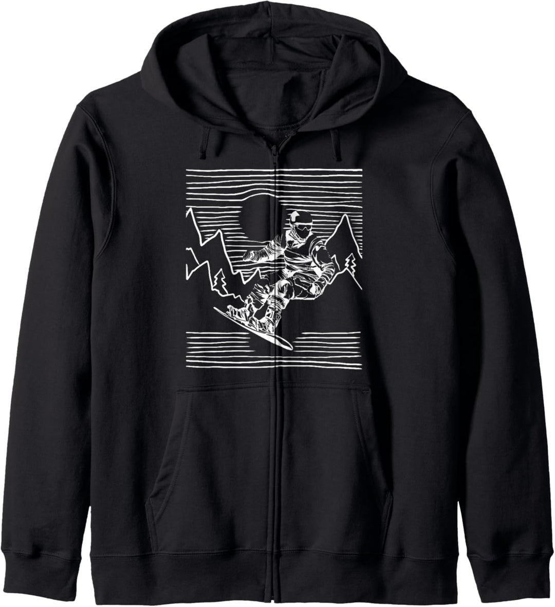 Snowboarding Snowboarders fun Kunst Snowboard Kapuzenjacke