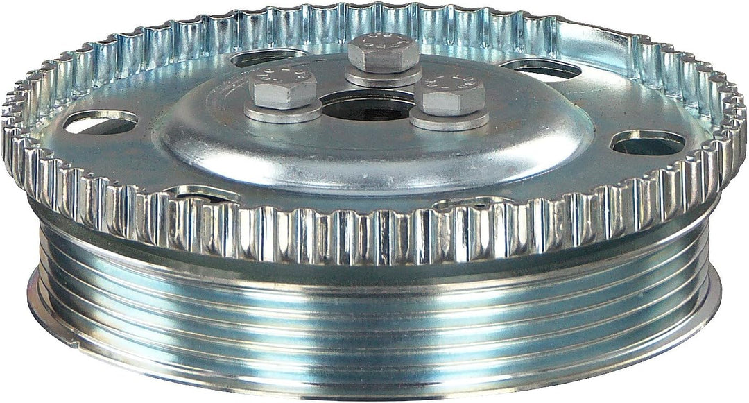 febi bilstein 44813 Riemenscheibe (entkoppelt) für Kurbelwelle, mit Polrad und Schrauben , 1 Stück
