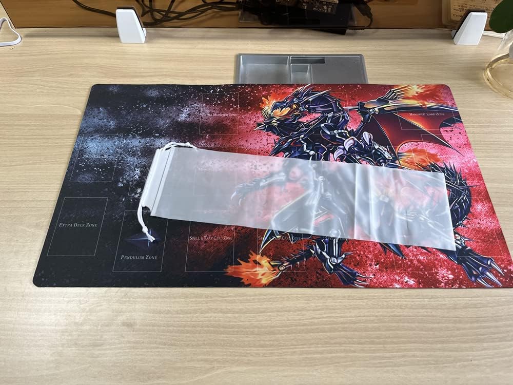 Playmat ZD014-198 Mauspad mit roten Augen, Dunkelheit, Drache, TCG CCG OCG Sammelkartenspielmatte +