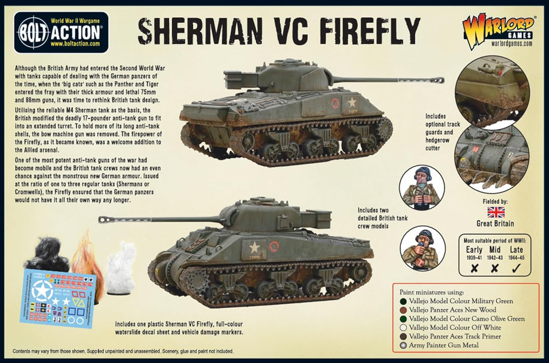 Warlord Games Sherman Firefly Vc