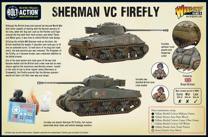 Warlord Games Sherman Firefly Vc