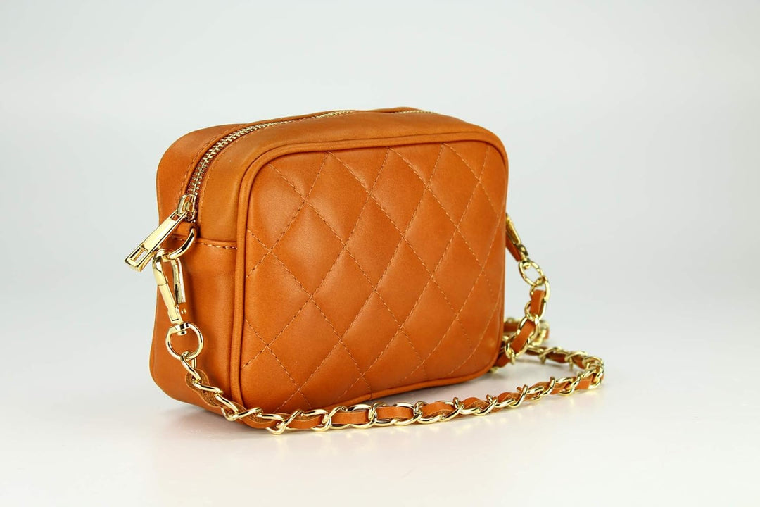 Belli italienische Echt Nappa Leder Abendtasche Damentasche kleine Umhängetasche zum Ausgehen gestep