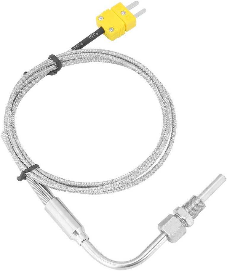 Walfront - Thermoelement Typ K, Temperaturfühler 1/8 Zoll (3 mm) NPT-Gewinde, Abgastemperatursonde m