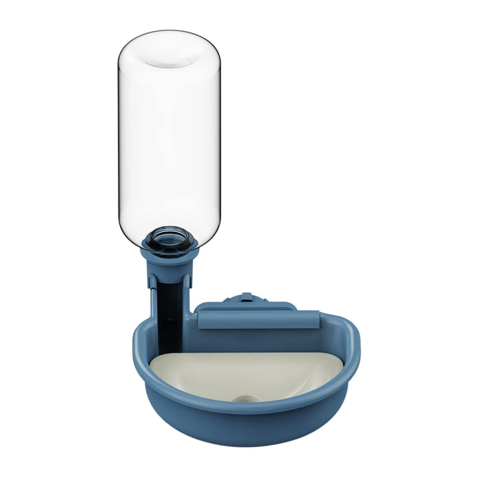 Wasserspender Hund für Käfig Blau, Blau
