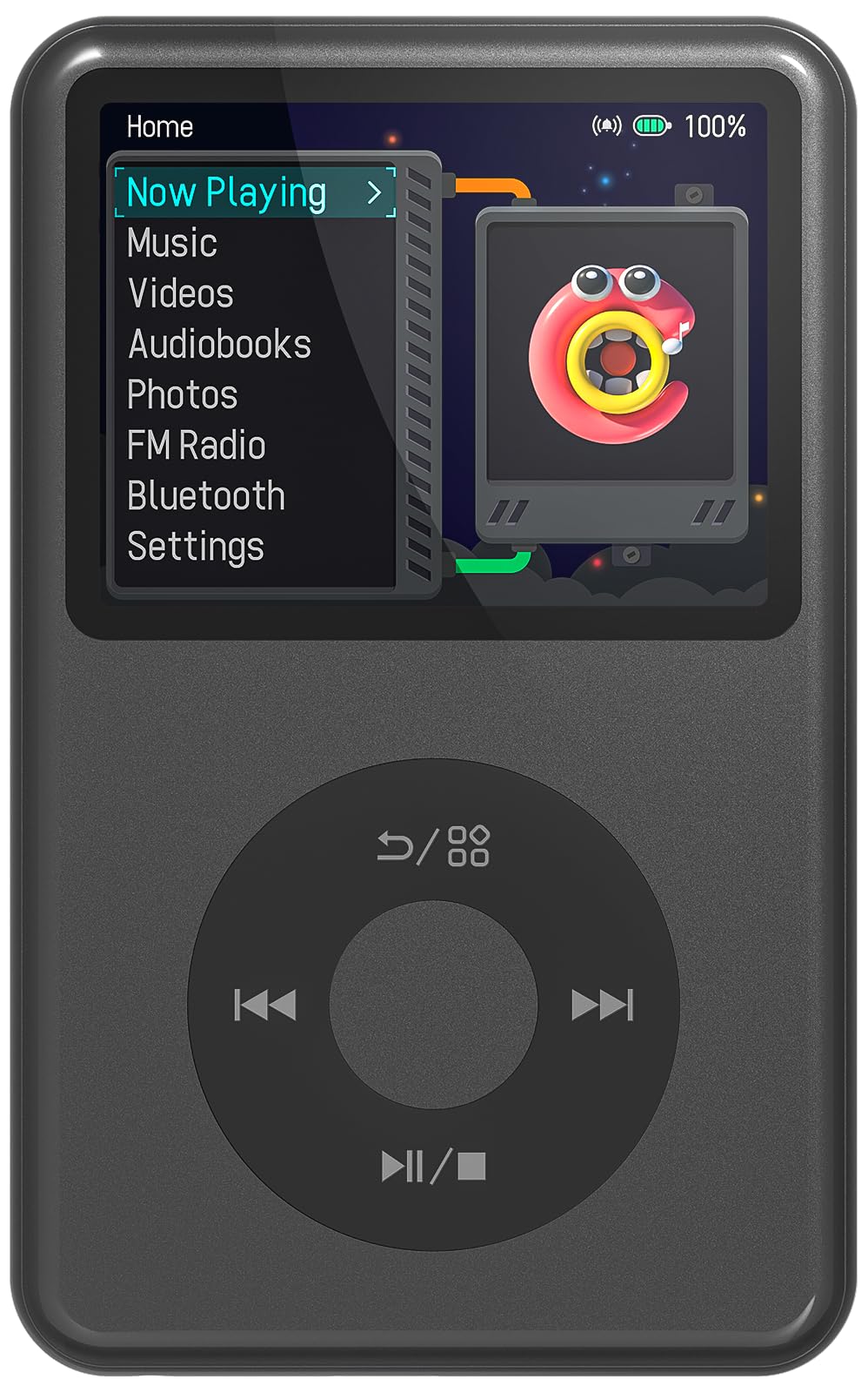 Innioasis Y1 MP3 Player - Zeitlose Klasse: 128 GB, Bluetooth, Video-Player, Hörbücher, FM-Radio und