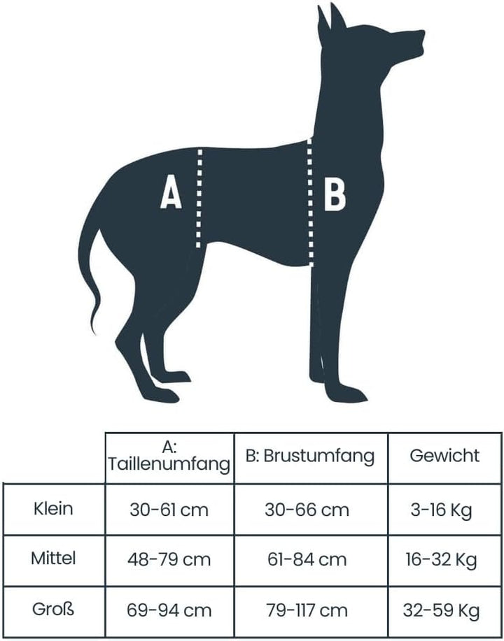 PetSafe CareLift Hebegeschirr für Hunde, Ganzkörperhebehilfe mit Griff und Schultergurt, Brust- und