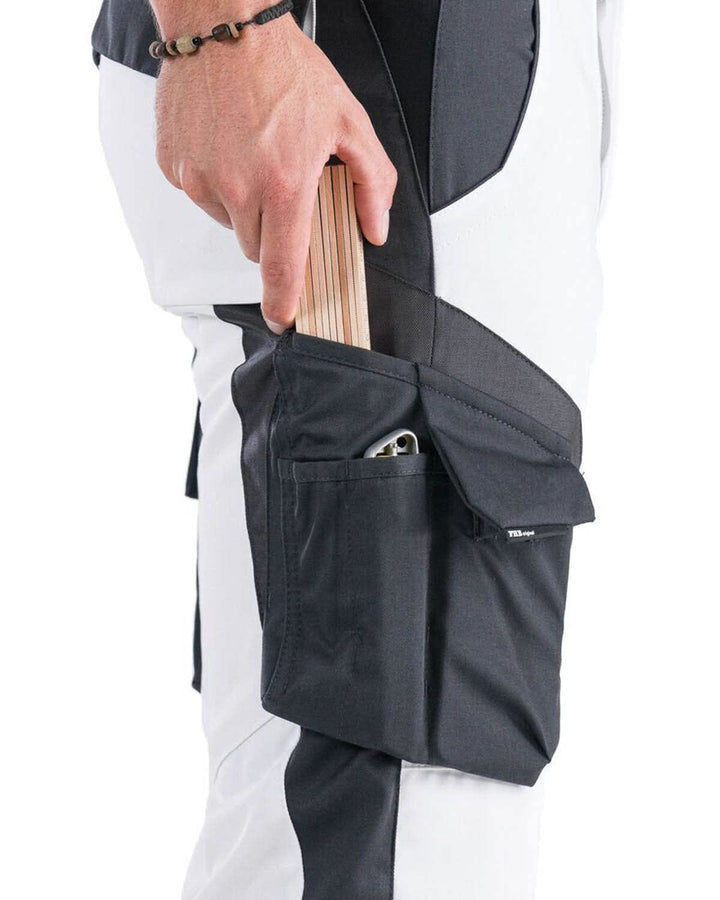 FHB-Zunftkleidung FLORIAN Gr.48 weiss/anthrazit 50% CO/50% PES 125100-1012-48, 48