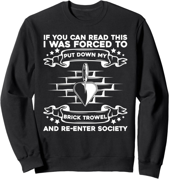 Maurer Bauarbeiter Handwerker Baustelle - Maurer Sweatshirt