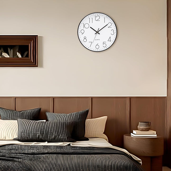 Küchenuhr Gross Wanduhr Ohne Tickgeräusche Lautlos 30cm Quarz Batterie Betriebene Wanduhr Einfach zu