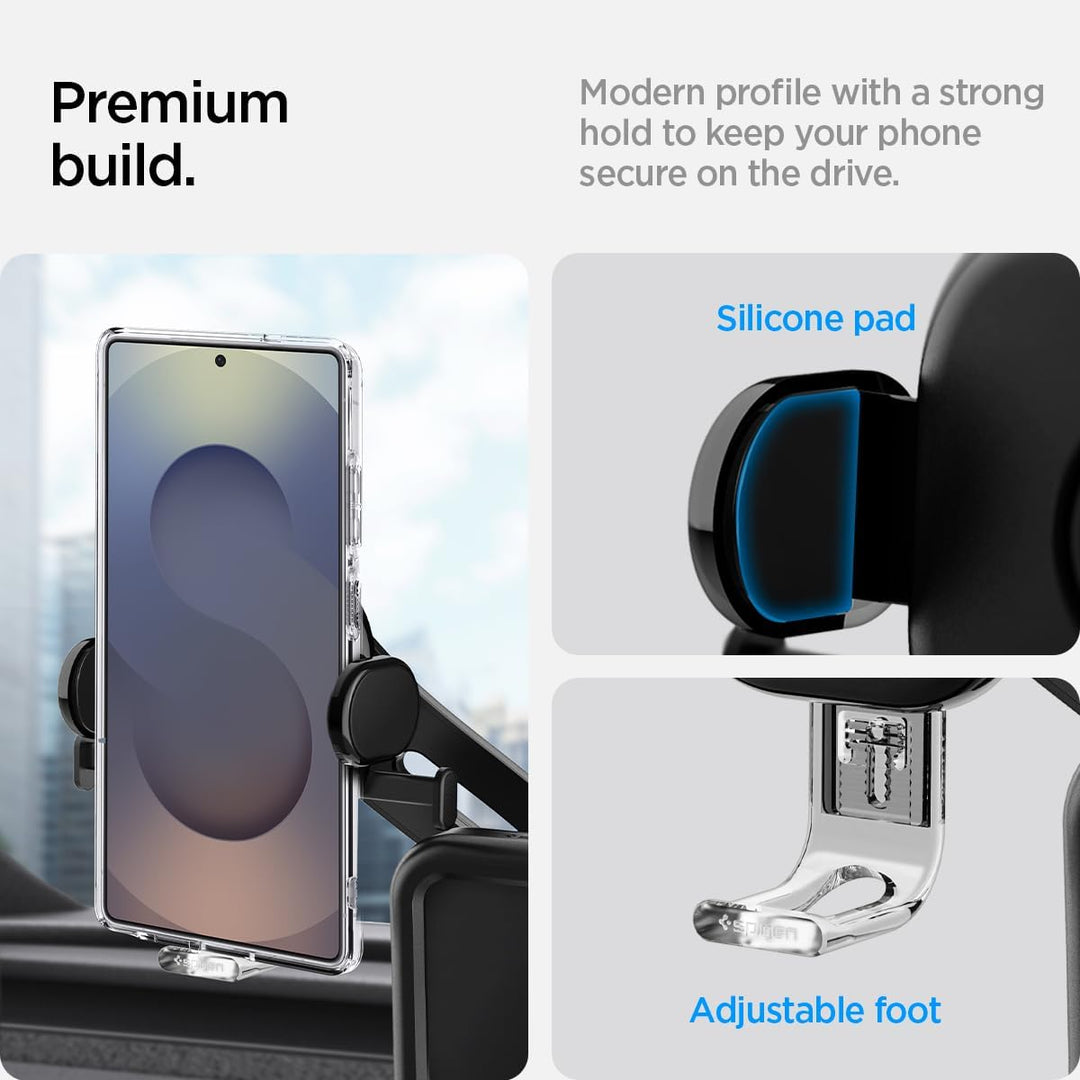 Spigen Tesla Model Y(~Juniper 2026)/3(~Highland 2026)/S/X Universal Handyhalterung【Montage ohne Kleb