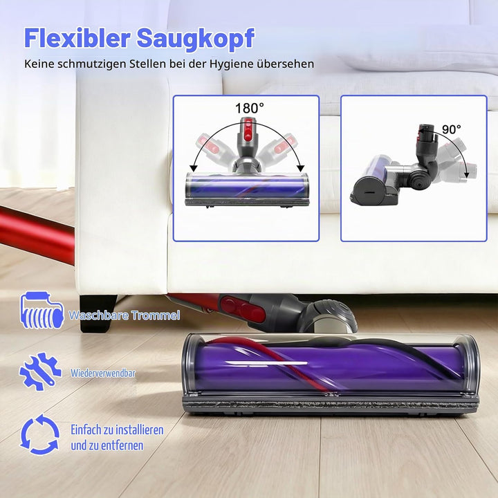Bürste für Dyson V7 V8 V10 V11 V15 DirektantriebsbüRste Der Bürstenkopf Des Staubsaugers VerfüGt üBe