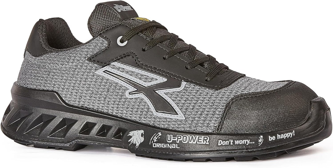 U-POWER RED LEVE ADAM, Sicherheitsschuhe, leichte, durchtrittsichere Unisex-Turnschuhe, Bastsohle, I