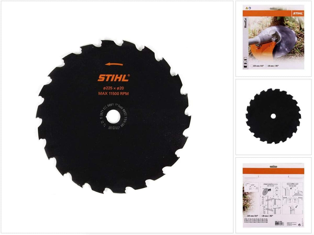Stihl 40007134202 Kreissägeblatt Meisselzahn High Performance für Motorsensen