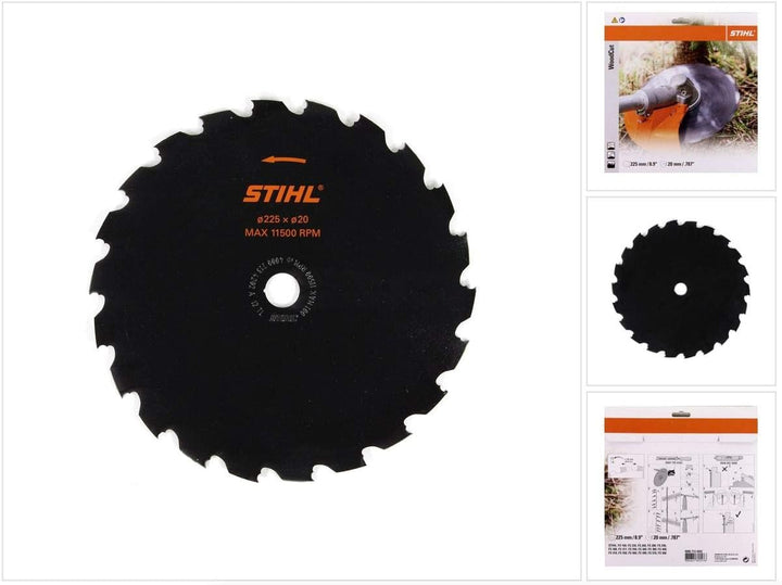 Stihl 40007134202 Kreissägeblatt Meisselzahn High Performance für Motorsensen