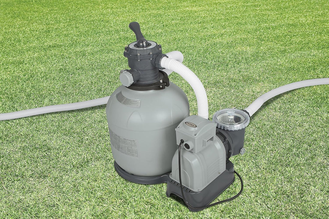 Intex Krystal Clear Sand Filter Pump - Poolreinigung - Sandfilteranlage - 8m³ - 220-240V (W/RCD) 2,2