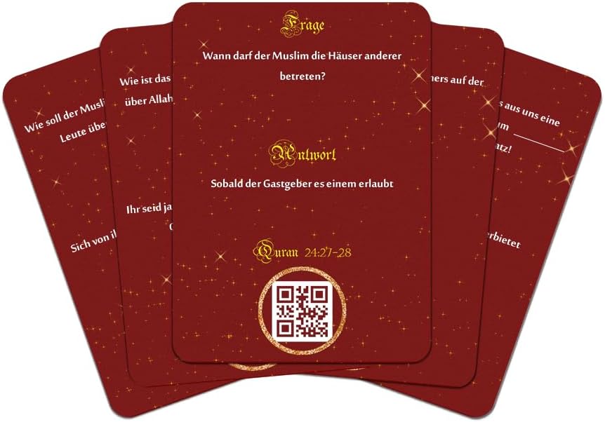 Islamisches Geschenk Spiel Quiz Quran Fragen über Koran und Islam inklusive eigene muslimquiz App (A