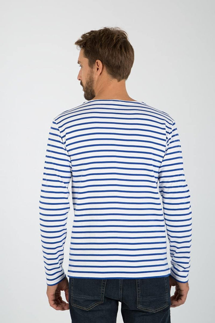 Armor Lux Herren Marinière Houat Héritage Homme T-Shirt XXS Mehrfarbig (Weiss Dw5 Weiss/Stern Weiss