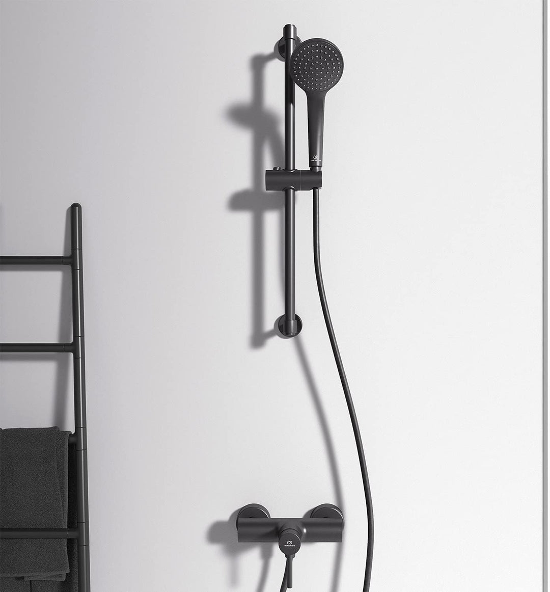 Ideal Standard BC200XG Ceraline Brausearmatur Aufputz, Silk Black Silk Black Dusche Aufputz, Silk Bl