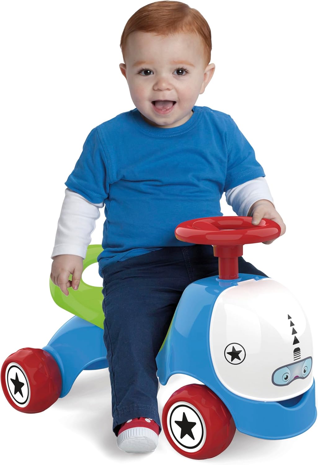 Chicos - Racing Ride On 2in1 Runner und Walker, mit Aufbewahrungsschublade | Ab 10 Monaten. Abmessun