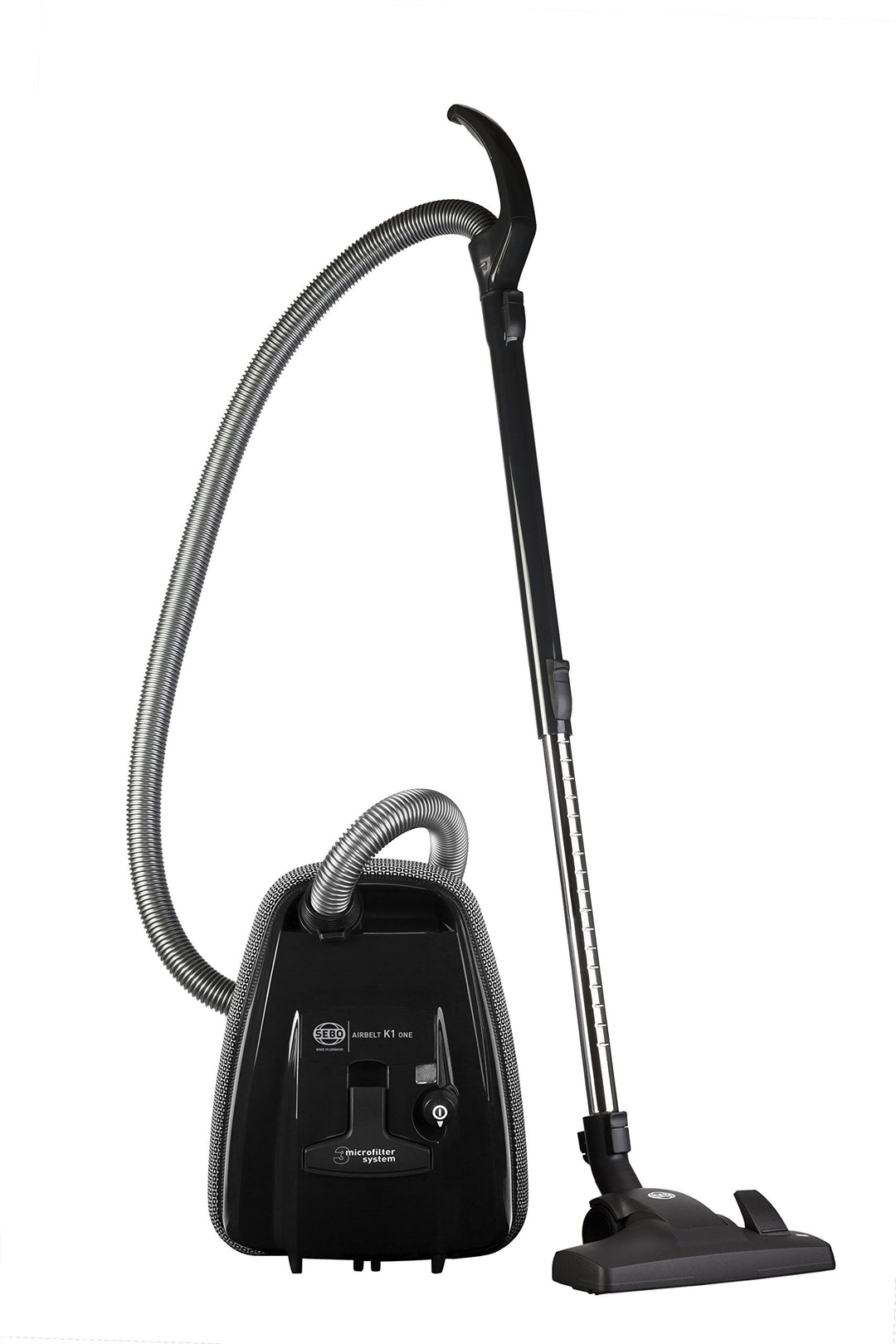 Sebo Airbelt K1 One Bodenstaubsauger, Kunststoff, Schwarz, 42.00 x 30.00 x 24.00 cm Schwarz 42.00 x