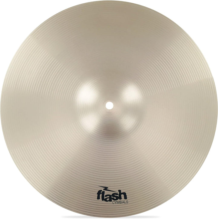 Flash Impact Series 368 Schlagzeug Becken Set (Drum Cymbals, 13" HiHats, 16" Crash-Ride, 18" Crash-R