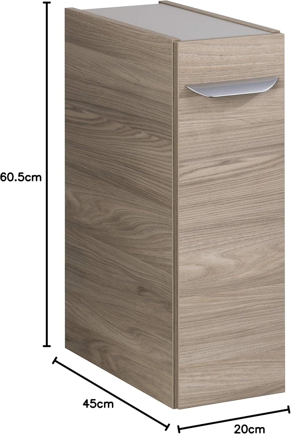 FACKELMANN Unterschrank Luxor mit Apothekerauszug/Badschrank mit Soft-Close/Masse (B x H x T): ca. 2