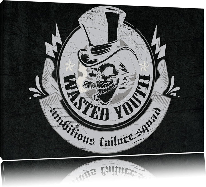 Ambitious-failure squad Black Format: 120x80auf Leinwand, XXL riesige Bilder fertig gerahmt mit Keil
