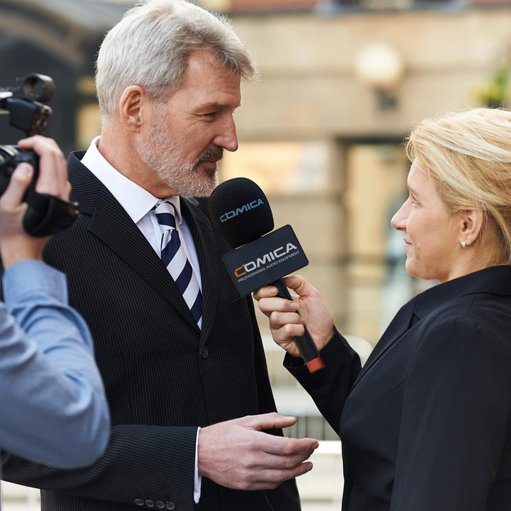 comica HR-WM Interview Handheld-Adapter für Rode Wireless GO/BoomX-D/D Pro/BoomX-U Wireless Lavalier