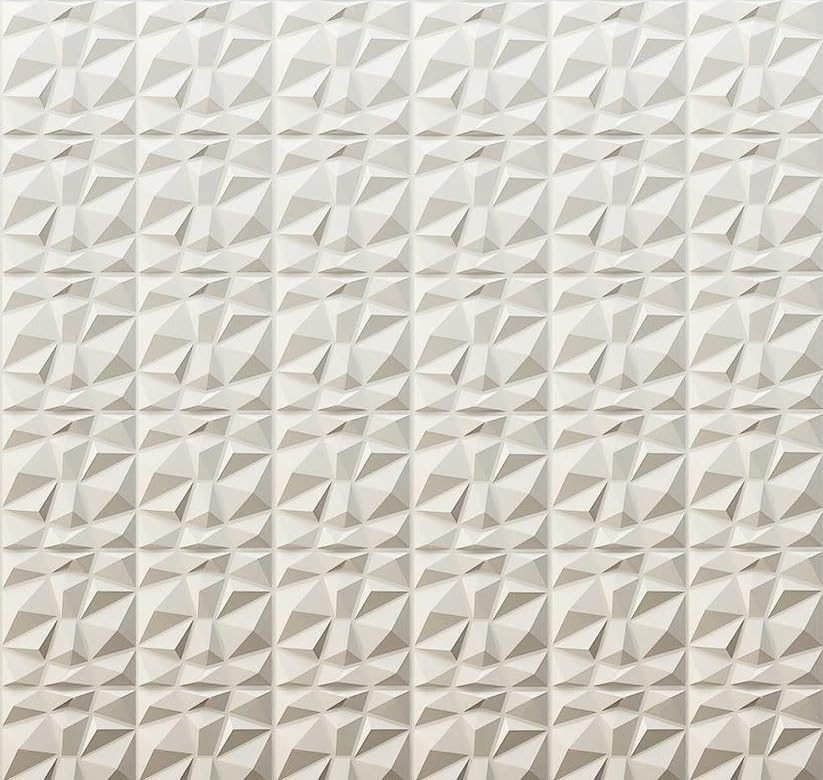 Grace Baltic - 30 Stück 3D Wandpaneele Diamant Hochsteifes PVC, 30 x 30 cm, Wasserfest, Hitzebeständ