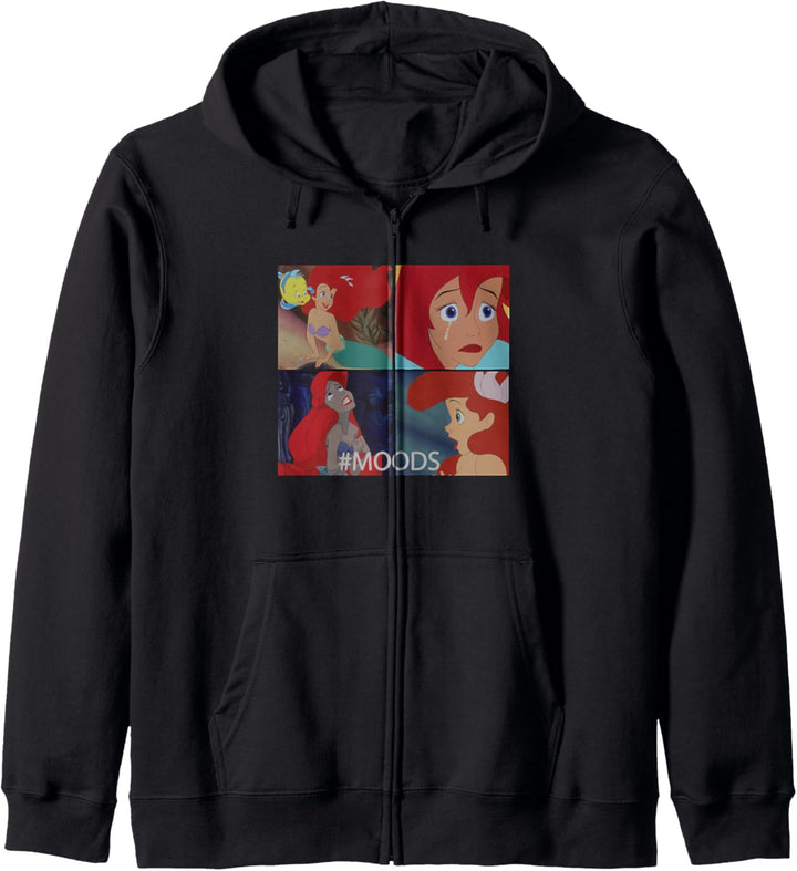 Disney The Little Mermaid Ariel Mood Panels Kapuzenjacke