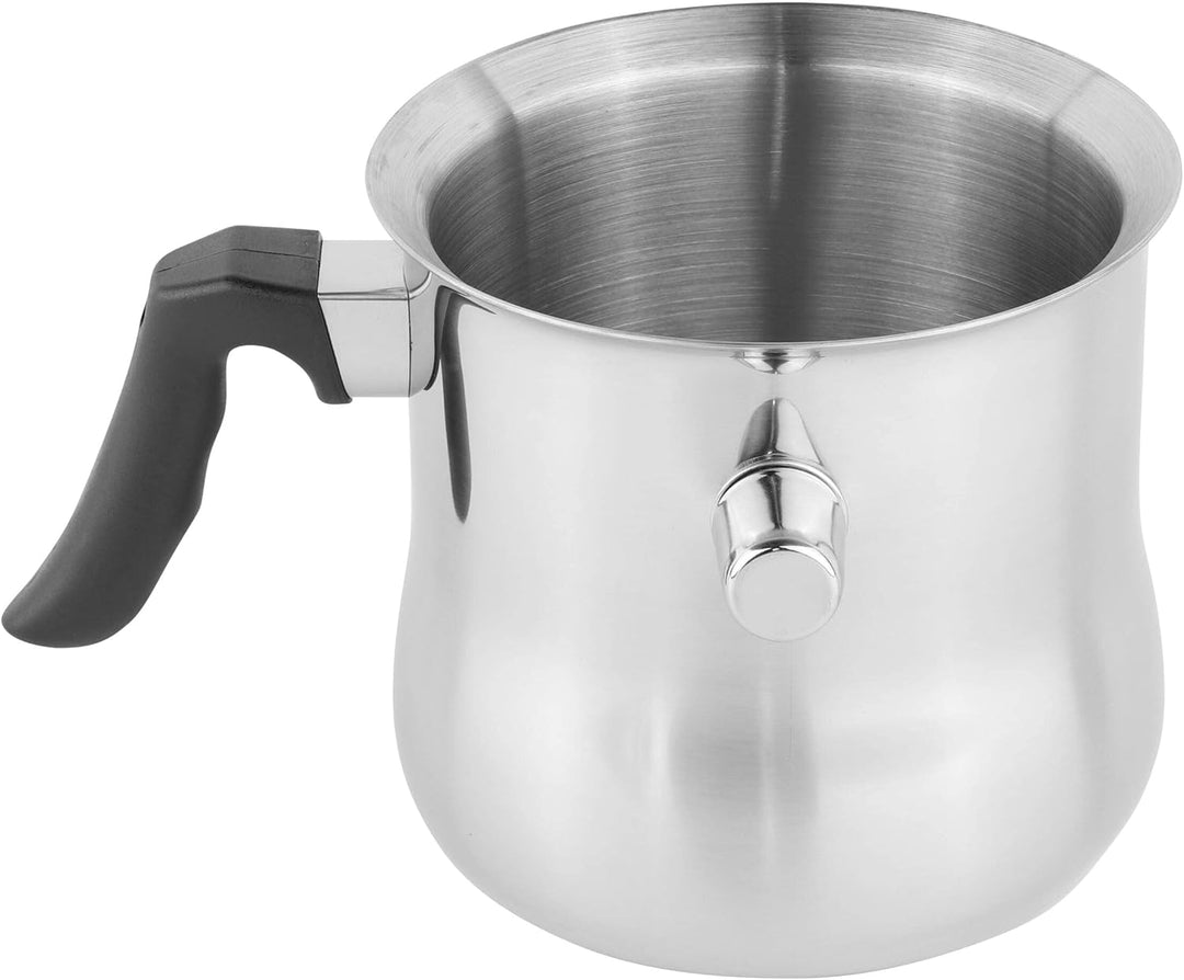 Haushalt International Milchtopf & Simmertopf (1,2 Liter) - Milchkochtopf doppelwandig, z.B. zum Mil