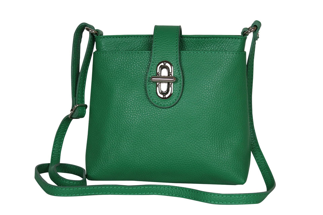 AMBRA Moda Damen echt Ledertasche Handtasche Schultertasche Umhängtasche Citybag Girl Crossover GL00