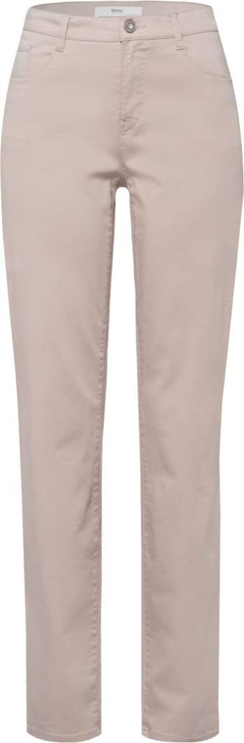 BRAX Damen Style Carola Five-Pocket Wertigem Baumwollsatin Hose 27W / 32L Toffee, 27W / 32L Toffee