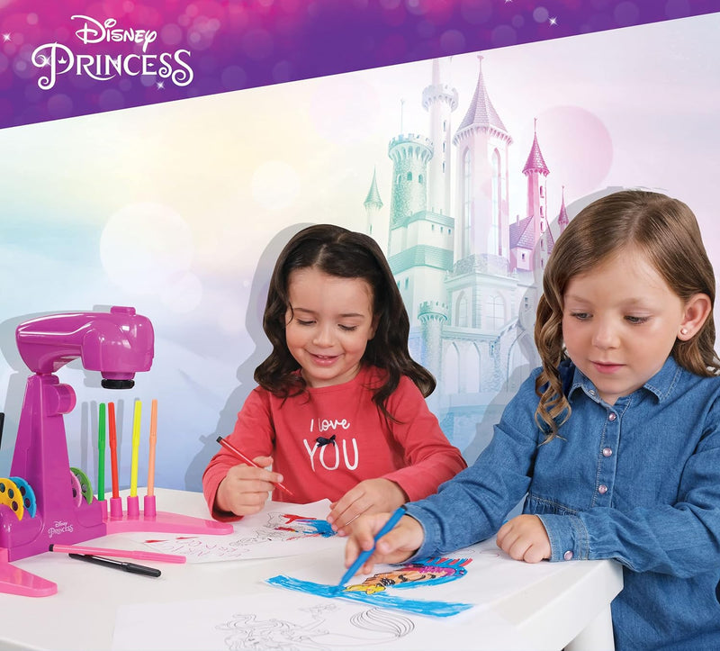 Lisciani Giochi - Princess Proiettore Drawing School - Projektions-Zeichenschule für Prinzessinnen -