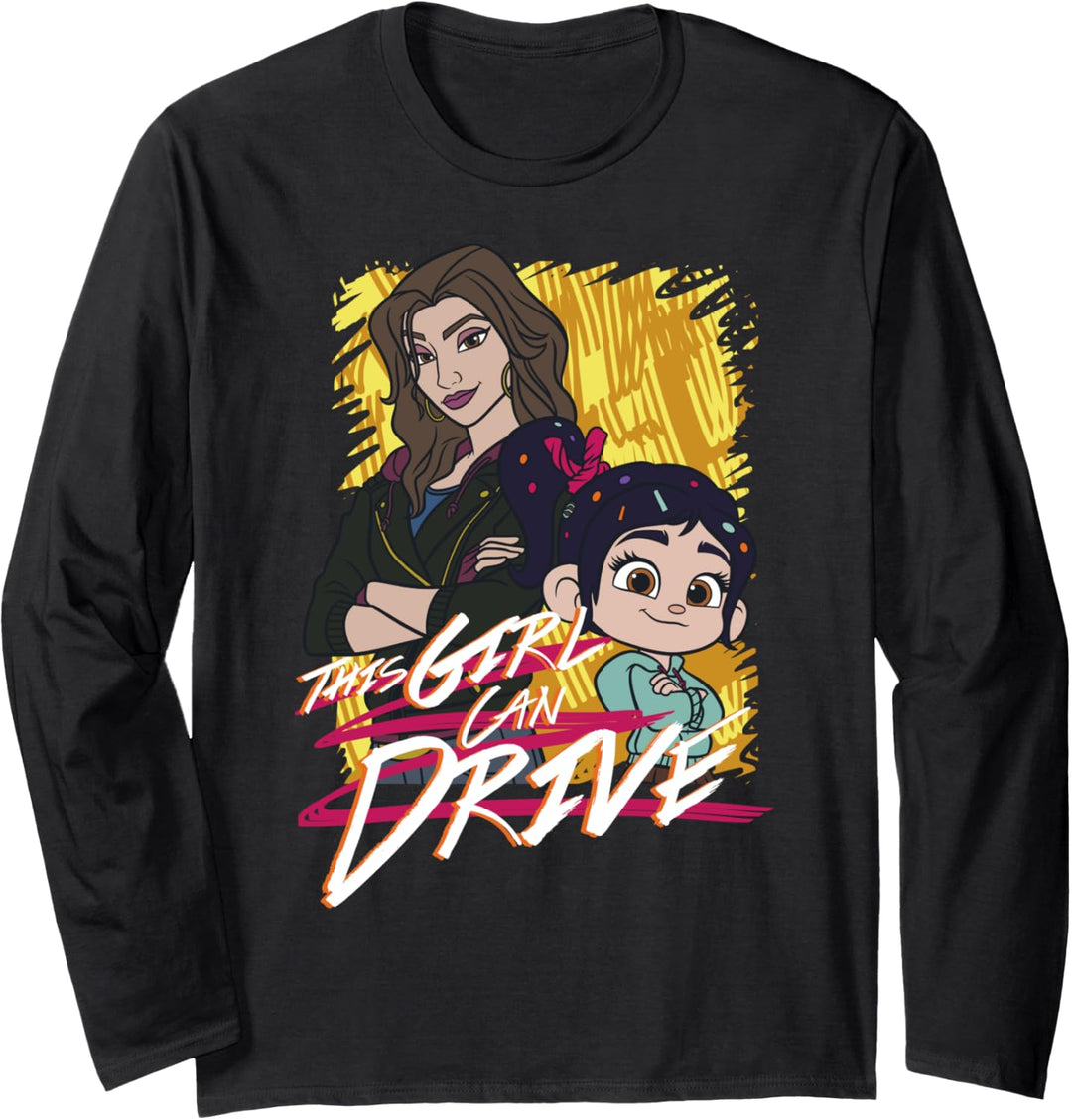 Disney Wreck-It Ralph 2 This Girl Can Drive Portrait Langarmshirt