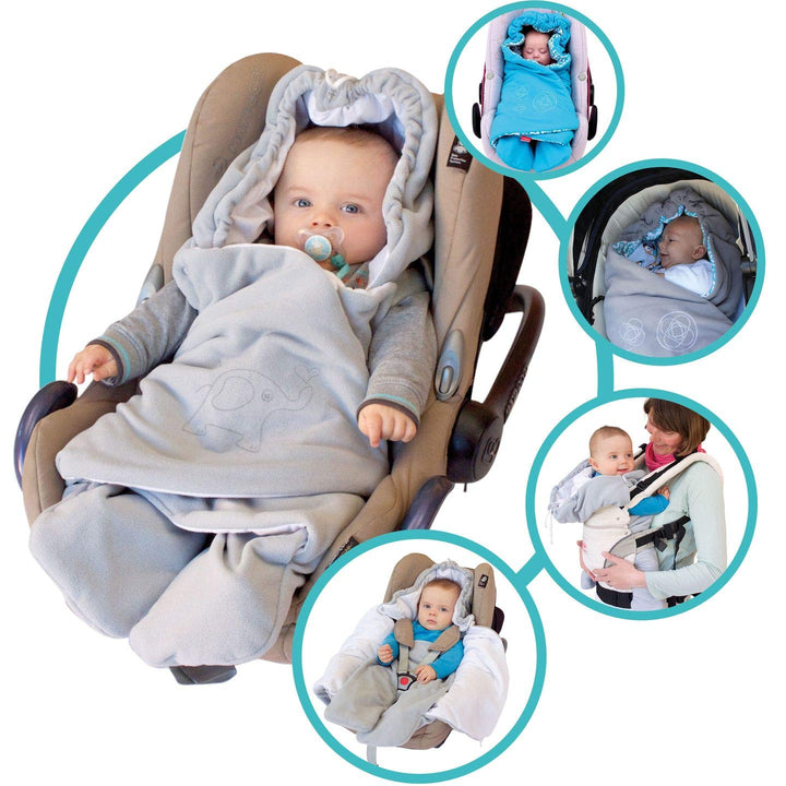 ByBoom Baby Einschlagdecke für die Übergangszeit und Sommer, Oeko-TEX 100, Universal Kuscheldecke fü