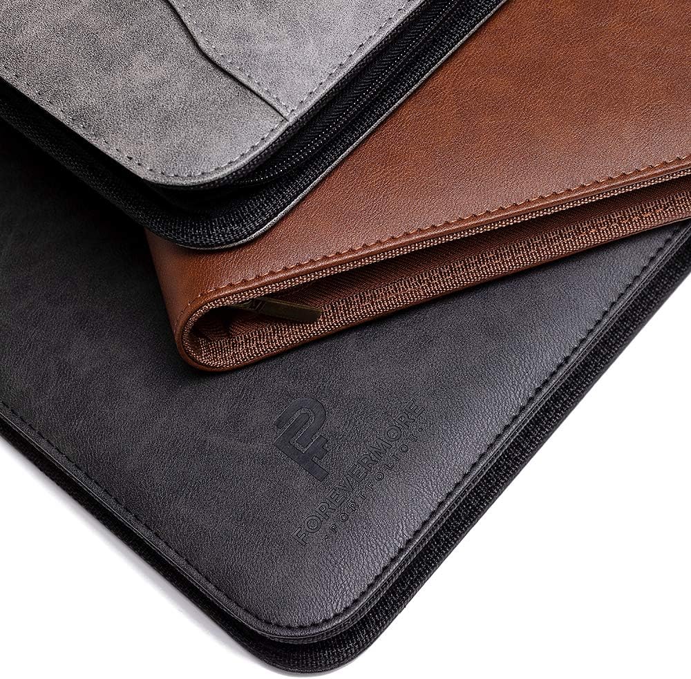 Forevermore Portfolios Padfolio Binder – Professionelles Reise-Organizer-Etui aus Kunstleder für Tab