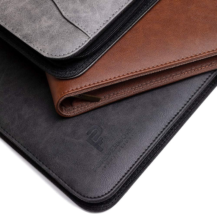 Forevermore Portfolios Padfolio Binder – Professionelles Reise-Organizer-Etui aus Kunstleder für Tab