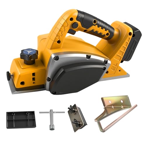 Kabelloser Handhobel für Dewalt 18-V-Akku, bürstenloser elektrischer Holzhobel mit 15.000 U/min, 82
