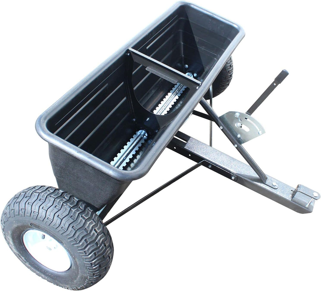 SECURA Salzstreuer Streuwagen Streuanhänger - 1m Streubreite (80 Liter)
