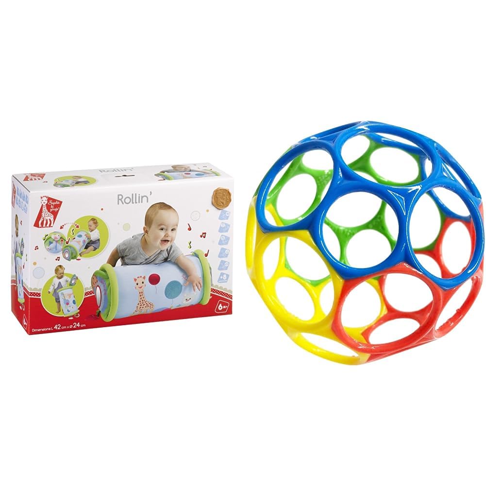 Sophie la Girafe – Rollin Activity Bolster – Frühes Lernspielzeug für Kinder &amp; Bright Starts, Oball