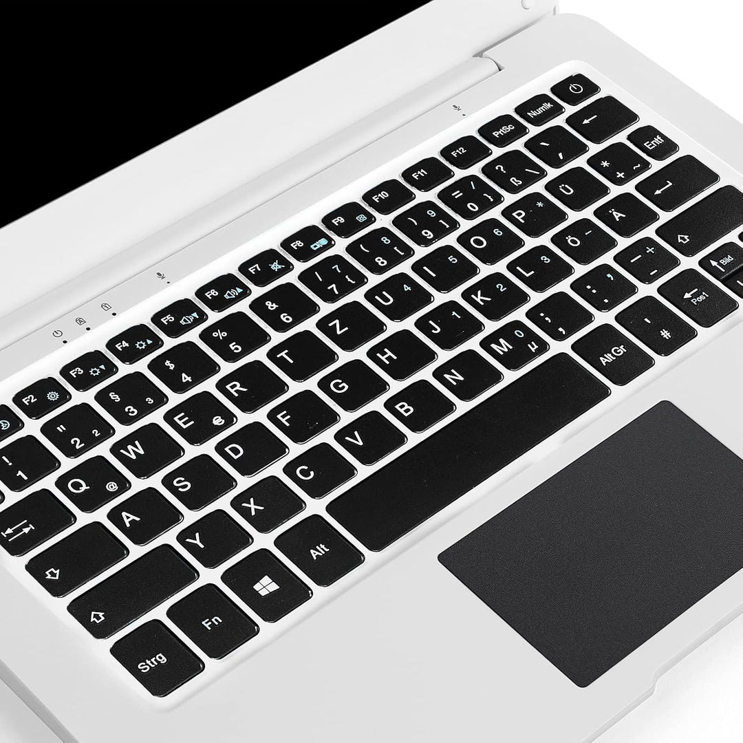 Bigmachine Computer Laptop Mini 10,1 Zoll 32 GB Windows 10 ultradünnes und leichtes Netbook Quad Cor