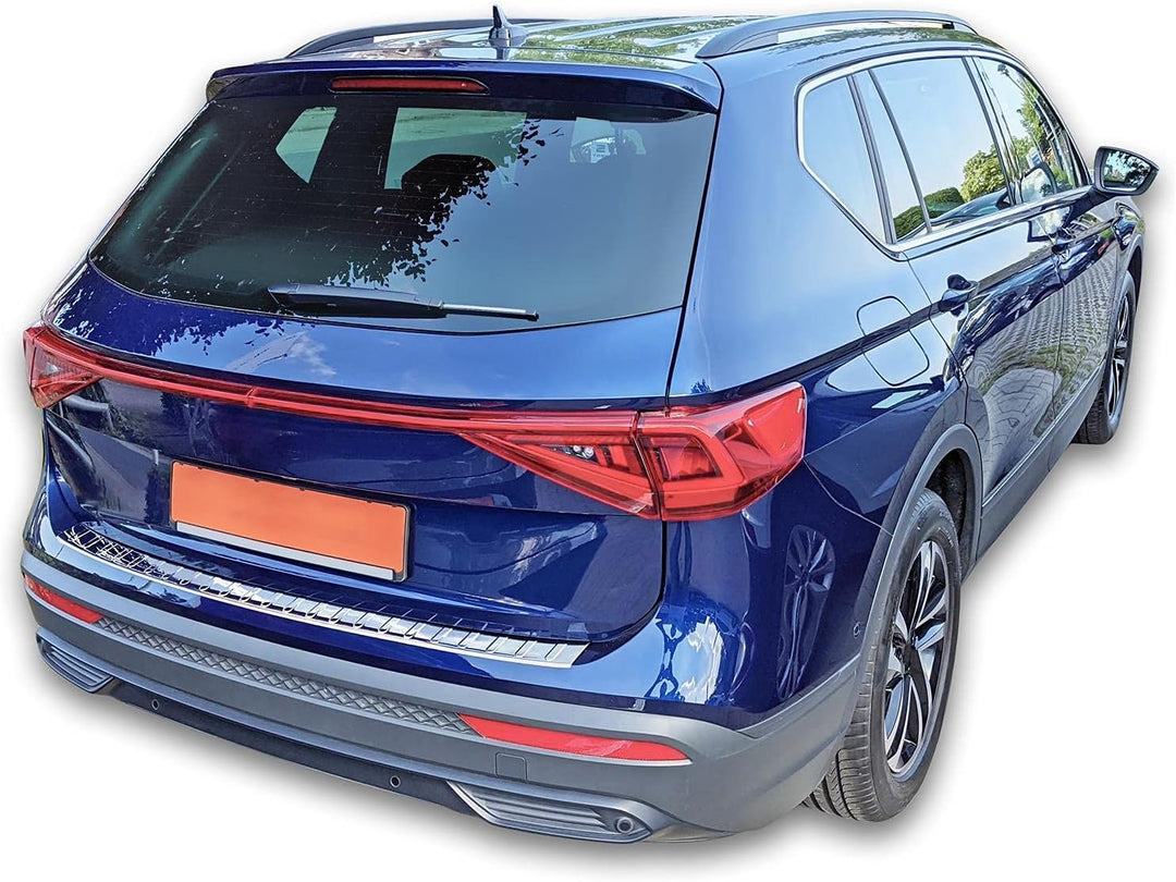 Ladekantenschutz Edelstahl CHROM kompatibel für SEAT TARRACO | Typ KN | ab BJ 2018 | premium Qualitä
