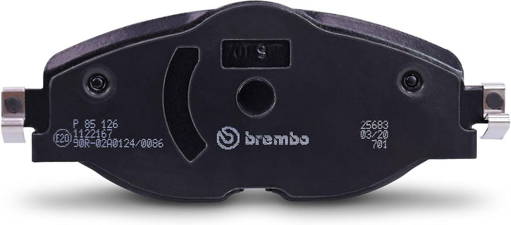 Brembo P85126 Vordere Bremsbeläge, Anzahl 4 Single, Single